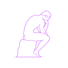 Culture Sculptures The Thinker Vinyl Svg File, Free Vectors File
